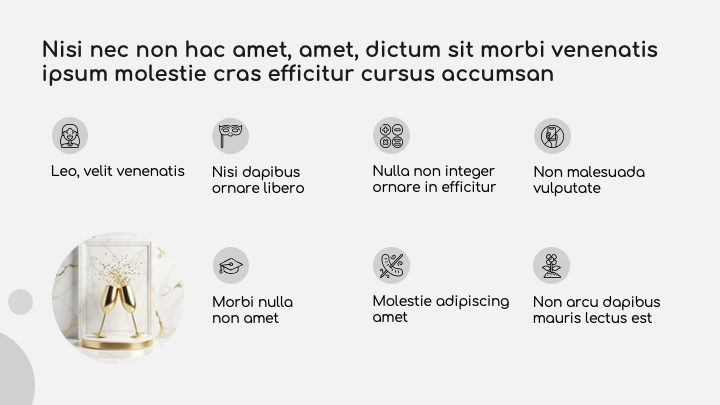 Marble Elegance Gray Minimal slide 8